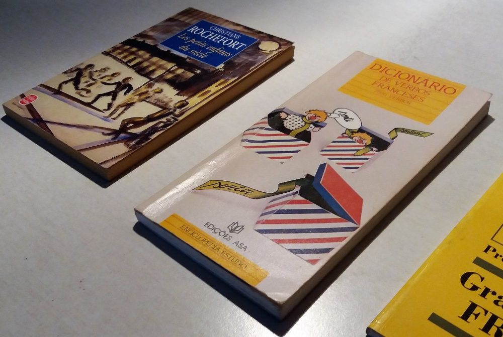 Livros Francês - dicionário, gramática, e literatura