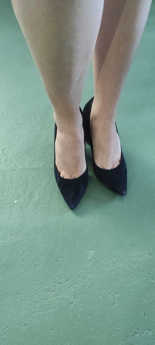 Sapatos de Salto (Pretos; Tamanho 36)