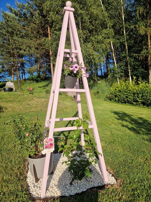 Obelisk ogrodowy,trejaż, pergola, podpora do roślin, wieża