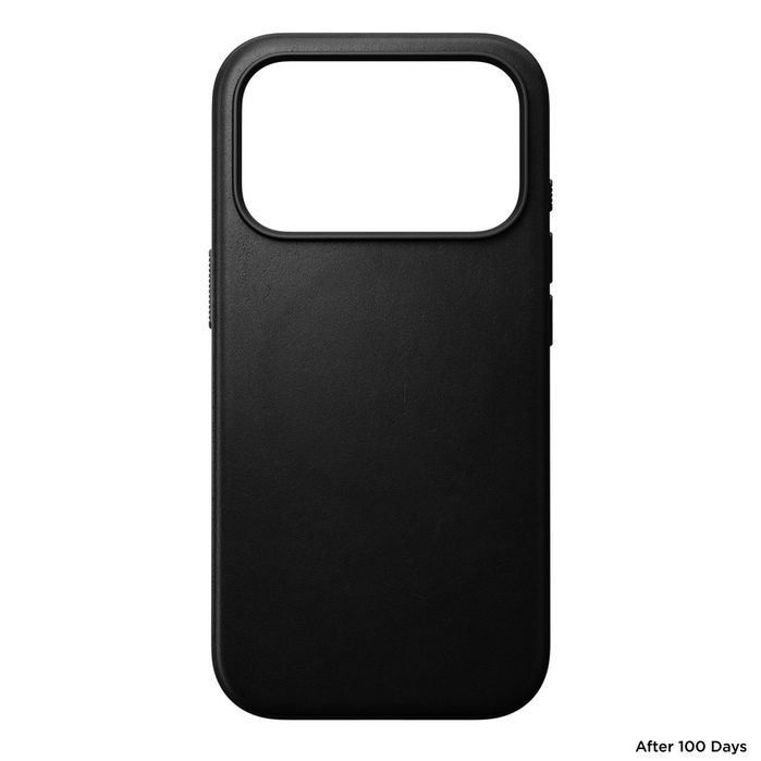 Nomad modern leather case - etui do iphone 18 pro / 17 pro kompatybilne z magsafe, skóra ecco (czarny)
