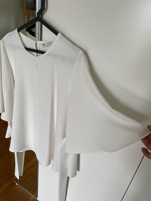 Blusa branca zara