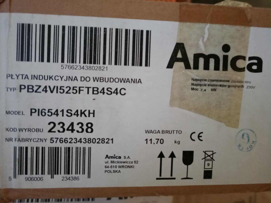 Płyta indukcyjna Amica PI6541S4KH
