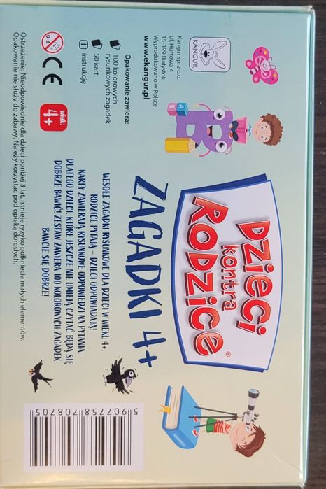 Dzieci kontra rodzice zagadki 4+