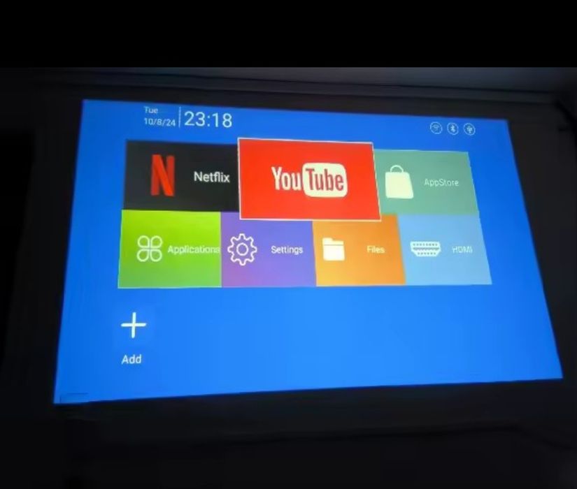 Проектор HY300 / Smart Mini Projector WiFi | Android | 4K support | Bl
