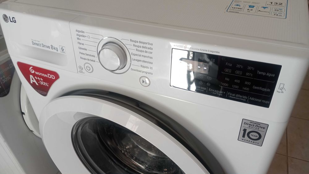 Máquina de lavar roupa LG 8 kg