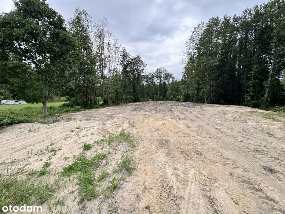 Działka budowlana 1808 m², MPZP, 4 media w ulicy, kostka – Kołbiel