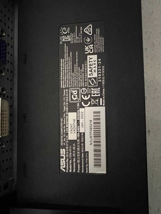 Monitor Asus VA247HE