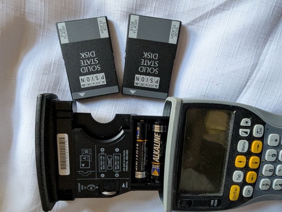 Palmtop stary komputer retro