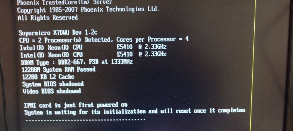 Сервер SuperMicro X7DWU
Xeon 2xE5410 - 2.33GHz,
12Gb DDR2-667
2 БП 650