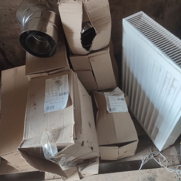 Rura kolano koncentryczne 45 st. 100/150 100x150 Nowe