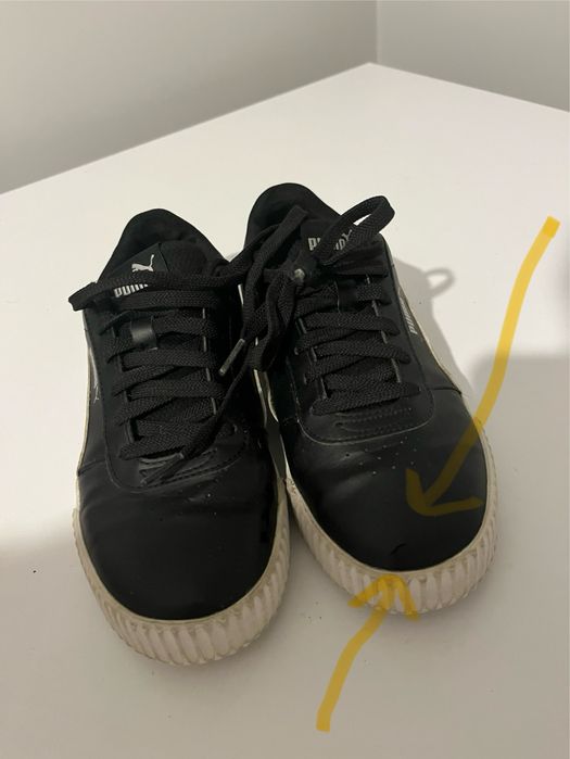 Buty Puma damskie czarne EU 38 (24 cm) oryginalne, dobry stan