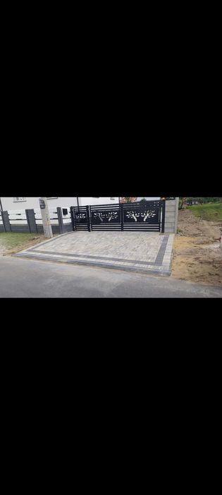 Usługi brukarskie - układanie kostki brukowej