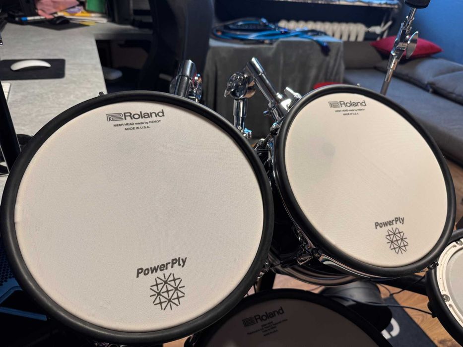 Pelle Mesh Roland MH2-10 Doppio Strato Per Batteria - 10 Pollici (25,4 Cm) | Silenziosa E Durevole - Foto 6