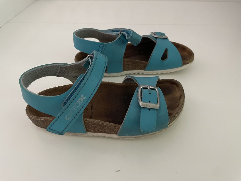 Niebieskie/turkusowe sandałki Geox r.26 dla dziewczynki
