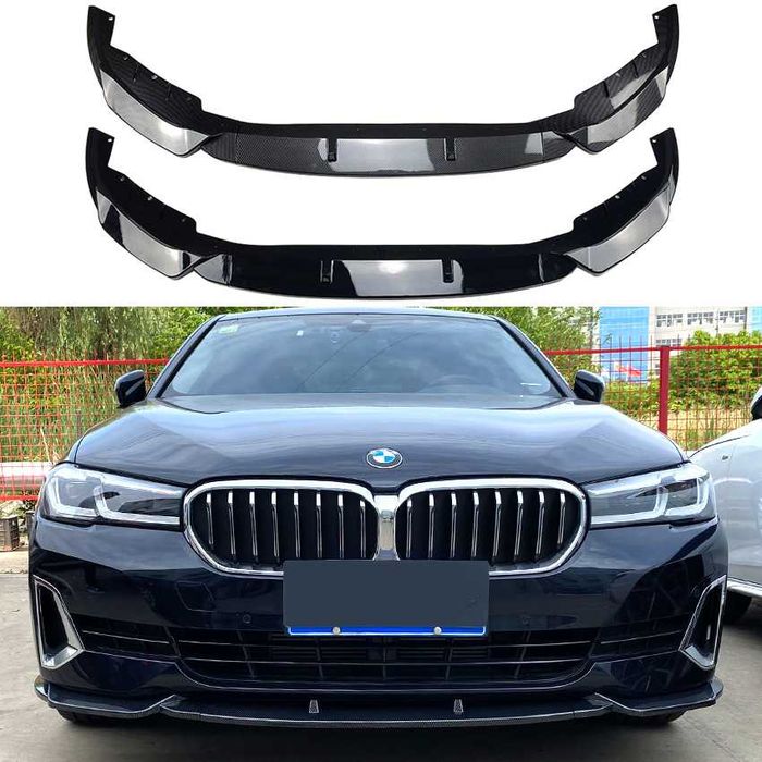 Губа накладка бампера сплиттер BMW 5 G30 Г30 диффузор сплітер спойлер