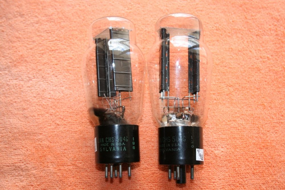 2 X 5U4G Sylvania NOS Tube testado METRIX 310D