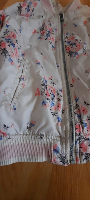 Kurtka bomberka dla dziewczynki rozmiar 128