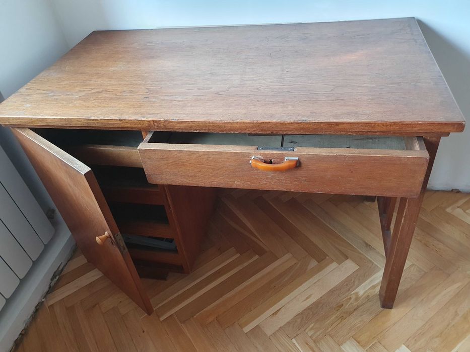 Stare  biurko projektant  Puchała fabryka Głuchołazy