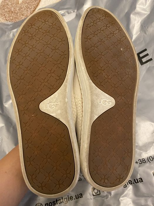 Сліпони UGG з тканини шкіряна устілка 37р