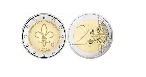 Portugal moedas de 2 euro comemorativas UNC