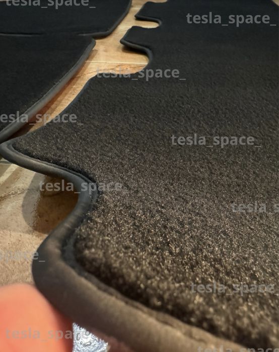 Текстильні ворсові килимки коврики для Tesla model 3 оригінал
