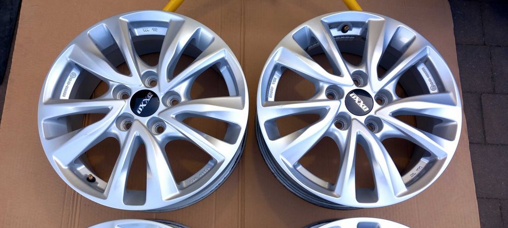 Felgi aluminiowe OXXO KIA/HYUNDAI/MAZDA i inne 6.5x16, 5x114,3 ET50, 67.1