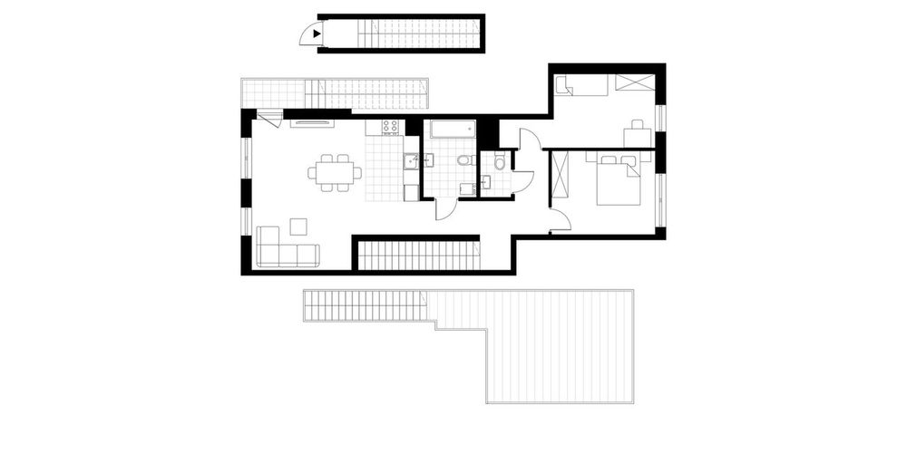 3-pokojowe mieszkanie 74 m² Bezpośrednio - Widok 4