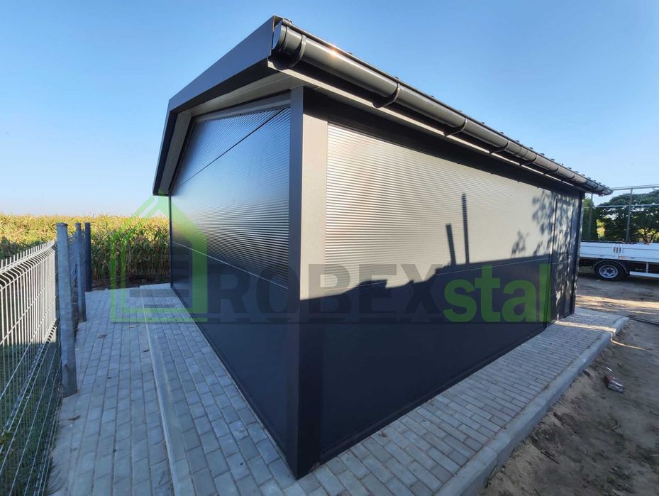 garaż z płyty warstwowej 7x7+wiata7x7 każdy wymiar montaż cały kraj