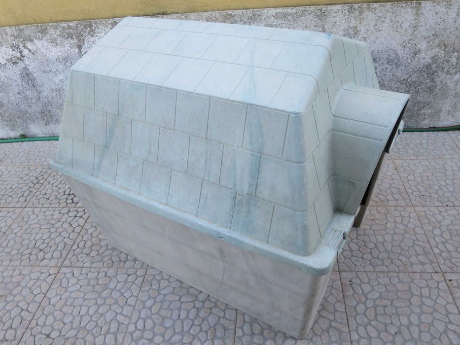 Casota para cão grande espaçosa usada em plástico lavável animais