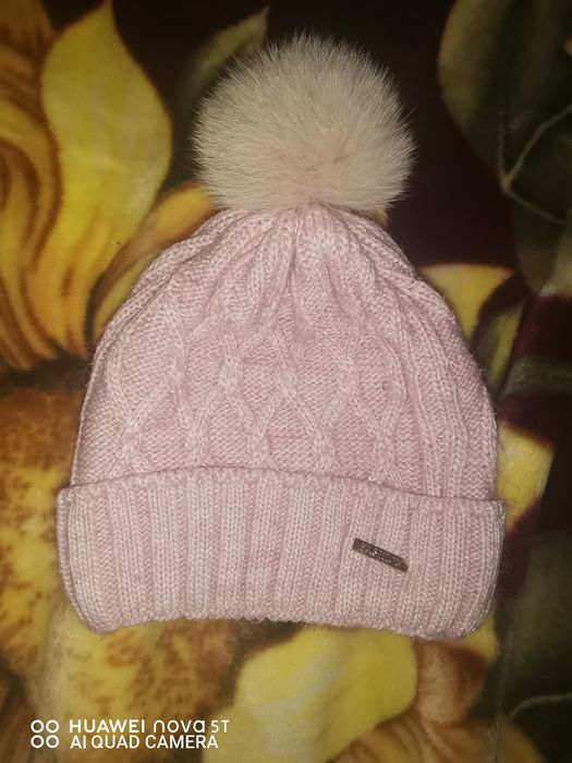 Шапка зимова для дівчинки