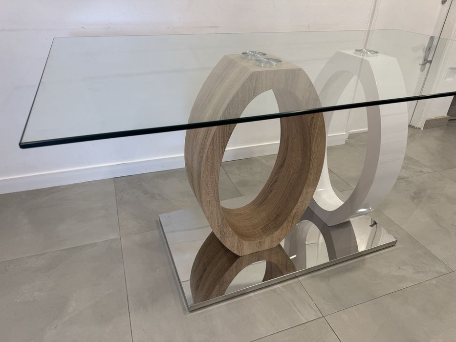 Mesa de vidro conforama