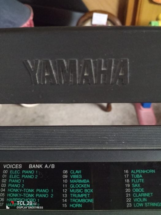 Órgão elétrico com carregador