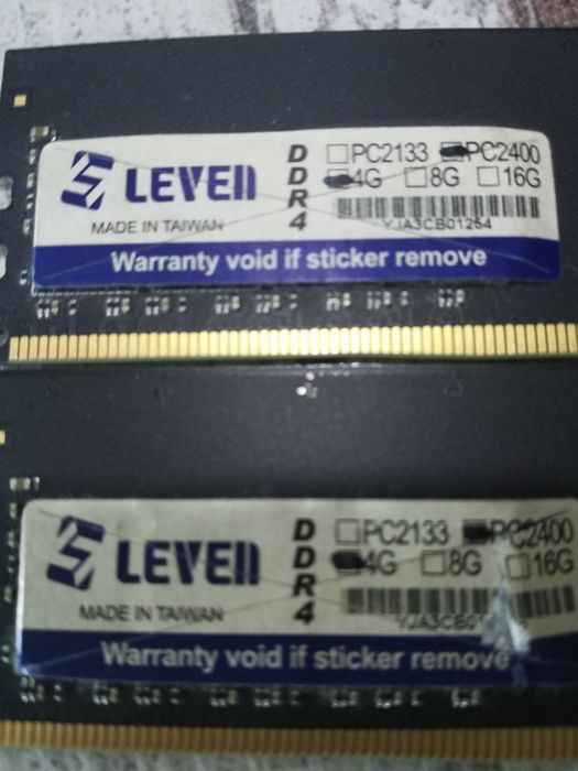 Модуль памяти Leven DDR4 8Gb 2400 Mhz (PC2400 DDR4 2x4Gb) Б/у