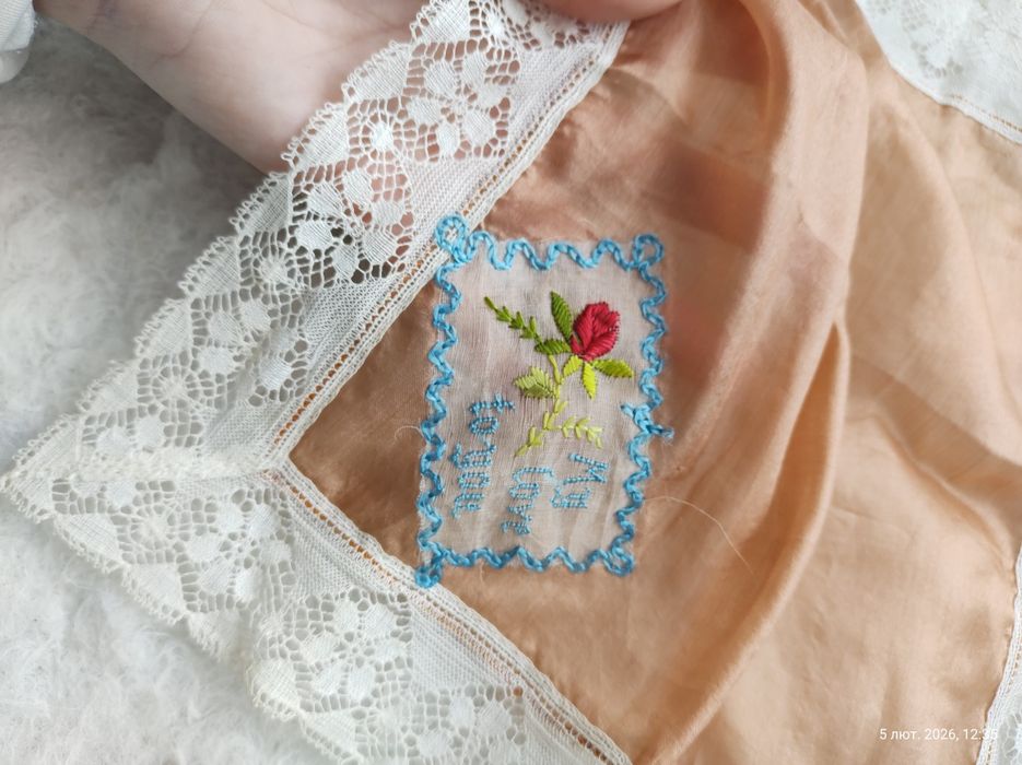 Хустка шовкова вінтаж