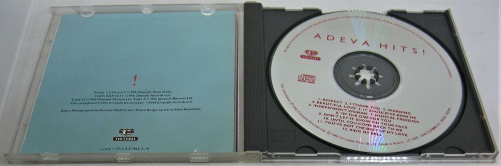 Adeva (Soul) -Hits! -Best > CD '92>1 wyd.>jak nowa