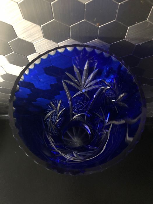 Kryształowy wazon PRL