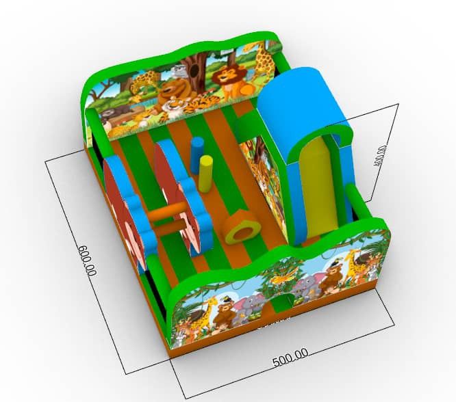 Insuflável Multi obstáculos (novo)