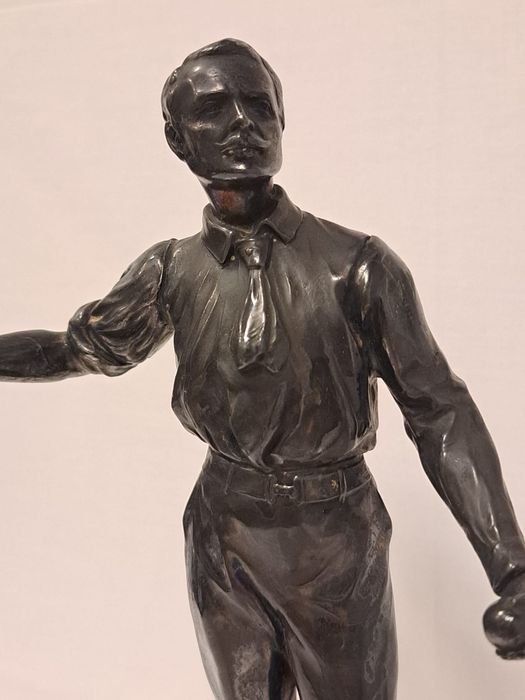 Estatueta de tenista antiga