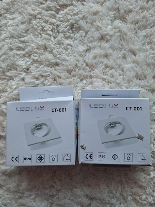 Oprawa Halogenowa CT- 001 Biała Kwadratowa