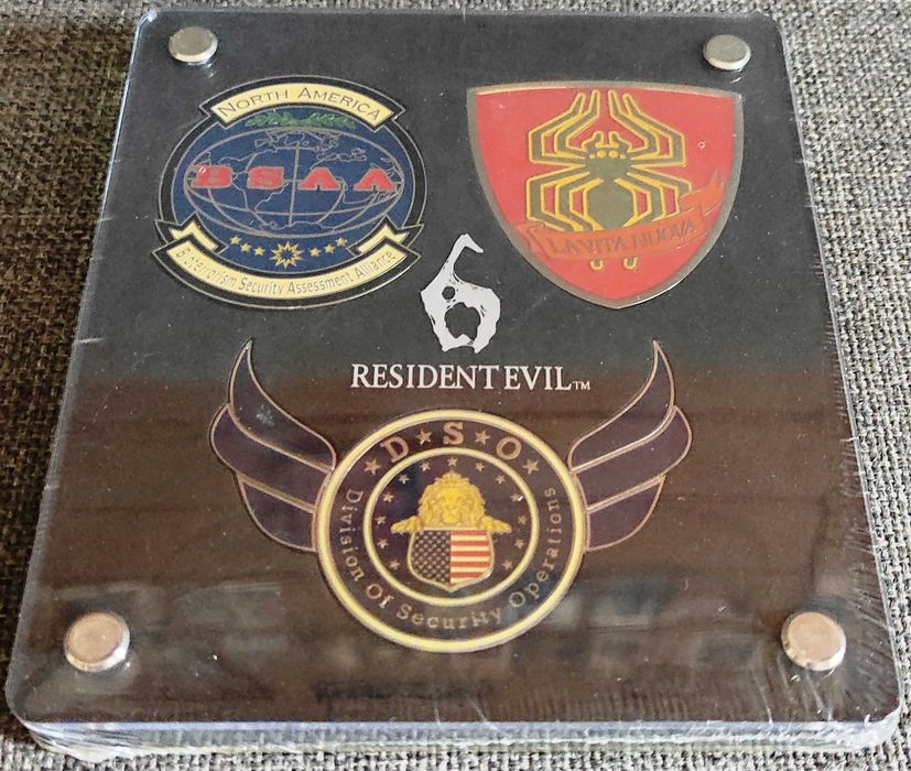 Resident Evil 6 Forces Emblems Medals Medale New & Sealed RARE!