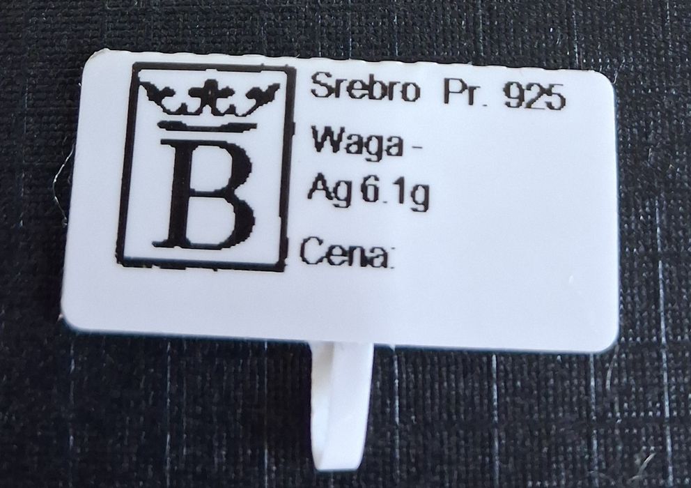 Naszyjnik srebrny Serce Anioła ( NOWY)