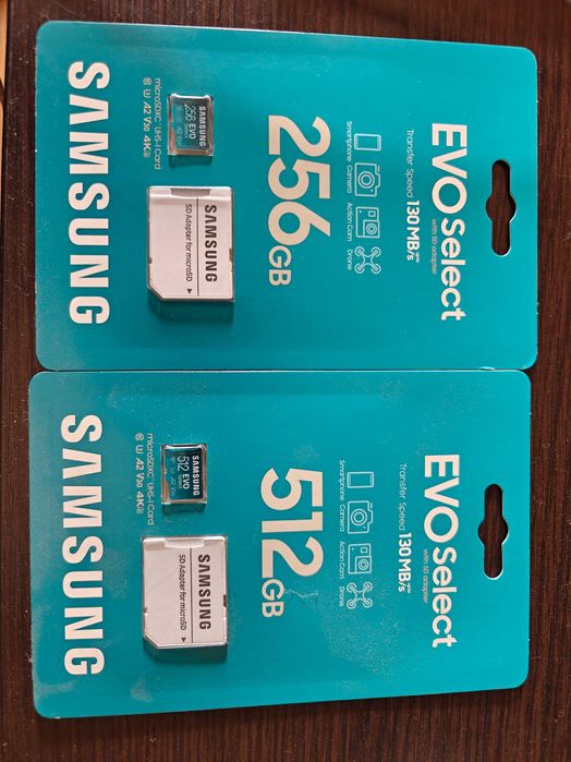 Карта пам'яті micro SD Samsung Evo Select 512 Гб