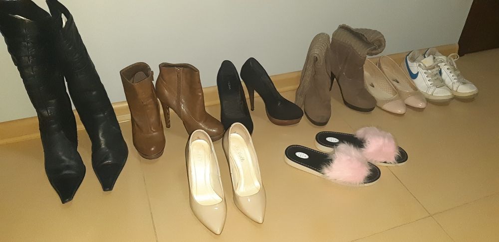 Buty paka XXL r.36 8szt.za 50zl stan db/bdb