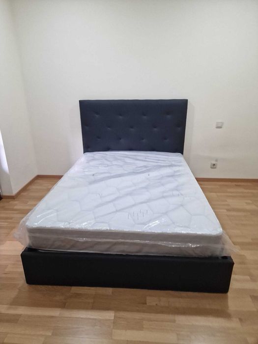 Camas de Casal Estofadas de Luxo 199€ Disp. em Várias Cores! 190x140m!