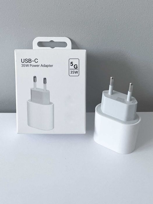 Ładowarka 35W USB-C Superszybka do Apple iPhone iPad - NOWY Adapter