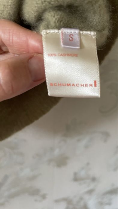 Топ 100%кашемир, оливковый