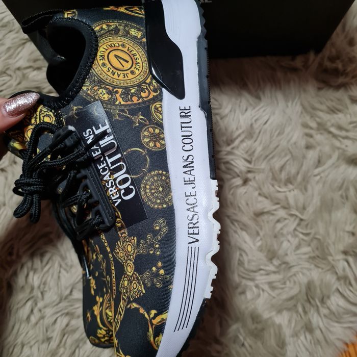 Versace Jeans Coulture Sneakersy 71VA3SA5 Czarny r. 37 adidasy tenisów