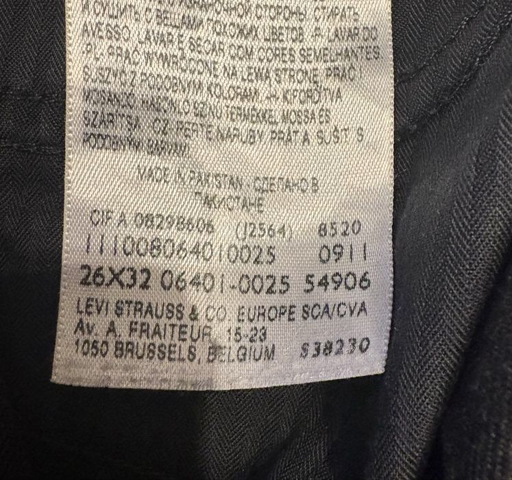 Czarne jeansy Levi’s