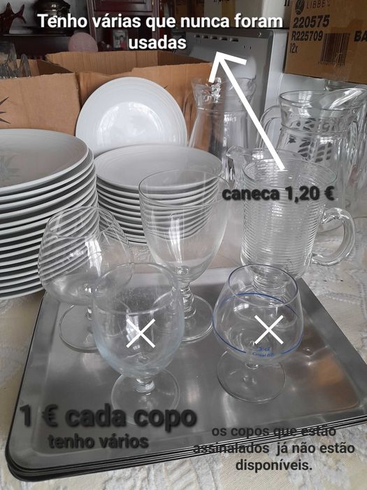Copos e utilidades para Café ou Pastelaria