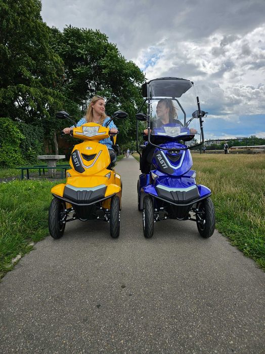ELECTRORIDE FASTI 4 Max: Elektryczny Skuter 4kołowy z dachem nad głową